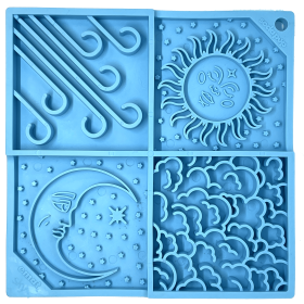 Sky eMat - Enrichment Lick Mat for Dogs and Cats | Celestial Design | SodaPup Sky eMat - Enrichment Lick Mat for Dogs and Cats | Celestial Design | SodaPup